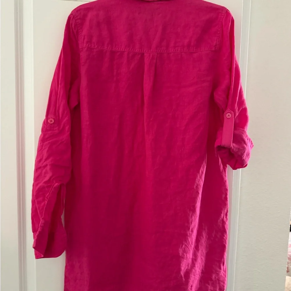 Michael Stars Fuchsia Long Sleeve Dress - Picture 5 of 5